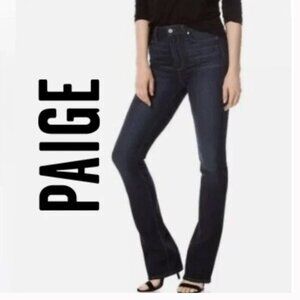 PAIGE Rising Glen Blue Flare Wide Leg Jeans Size 32